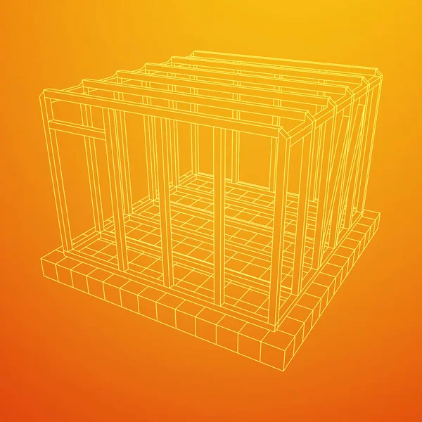 Tel çerçeve çerçeveleme evi