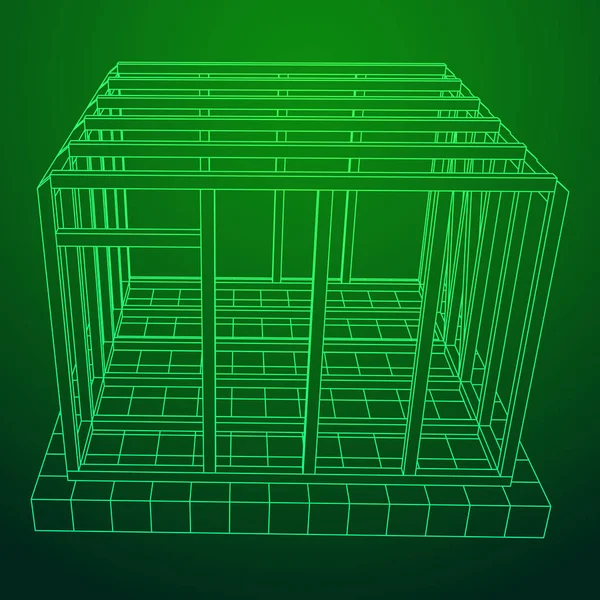 Tel çerçeve çerçeveleme evi