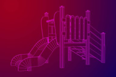 Bahçesi slayt tel kafes