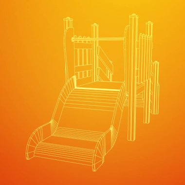 Bahçesi slayt tel kafes