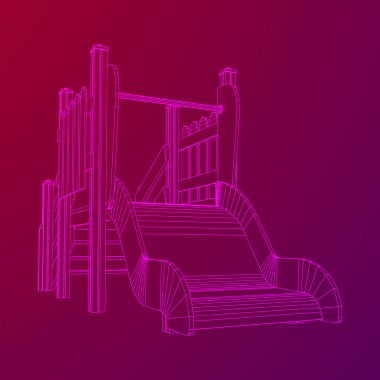 Bahçesi slayt tel kafes