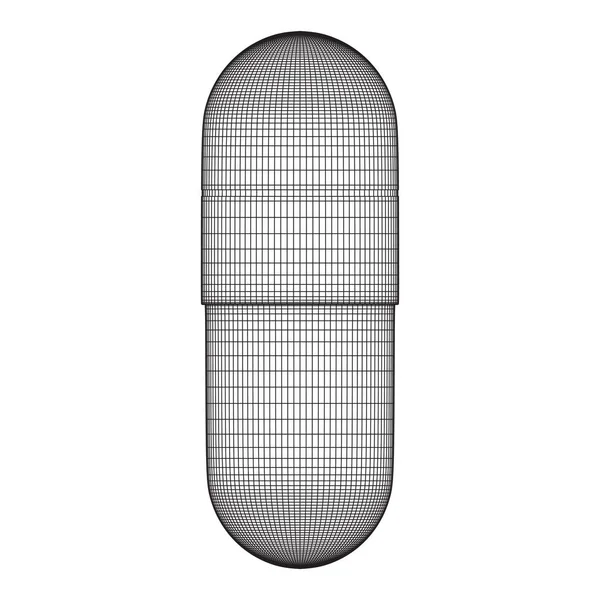 Tıbbi kapsül hapı.