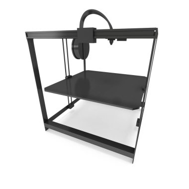 3D yazıcı siyah