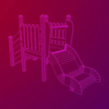 Bahçesi slayt tel kafes