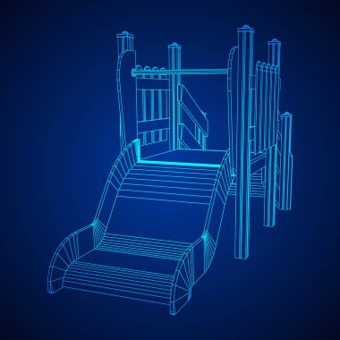 Bahçesi slayt tel kafes