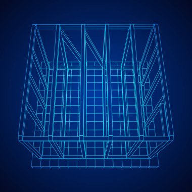 Tel çerçeve çerçeveleme evi