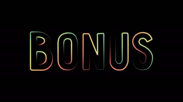 Bono casino banner — Vídeo de stock