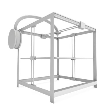 3D yazıcı beyaz