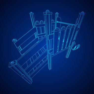 Bahçesi slayt tel kafes