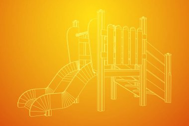 Bahçesi slayt tel kafes