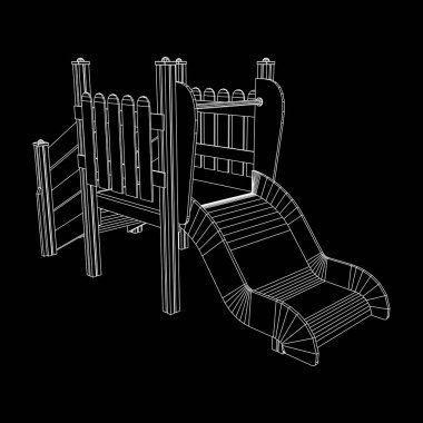 Bahçesi slayt tel kafes