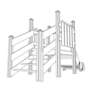 Bahçesi slayt tel kafes