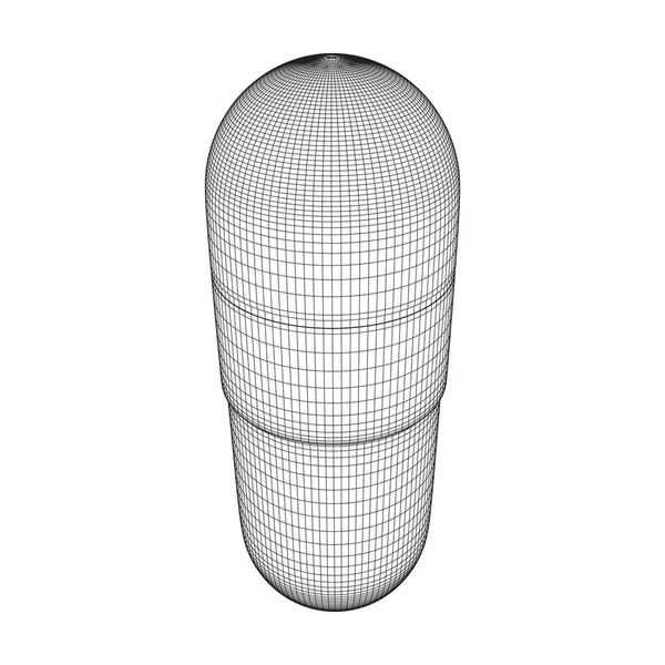 Tıbbi kapsül hapı.