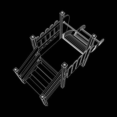 Bahçesi slayt tel kafes