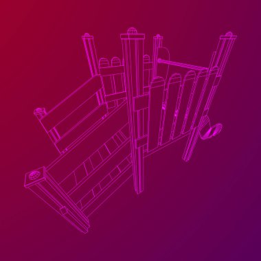 Bahçesi slayt tel kafes