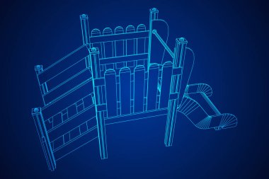 Bahçesi slayt tel kafes