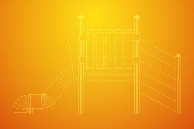 Bahçesi slayt tel kafes