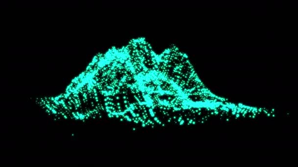 Big data visualisering rörelse — Stockvideo