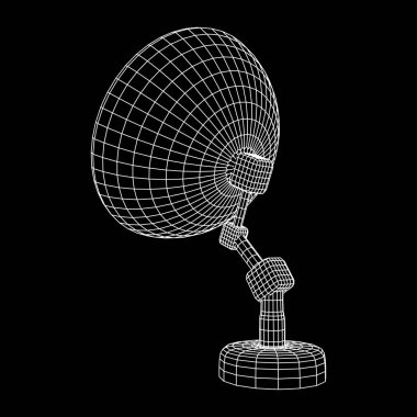 uydu çanağı tel kafes vektör