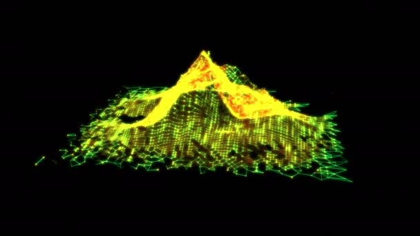 Movimento de visualização de Big Data — Vídeo de Stock