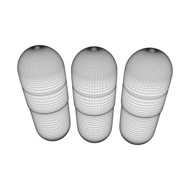 Tıbbi kapsül hapı.