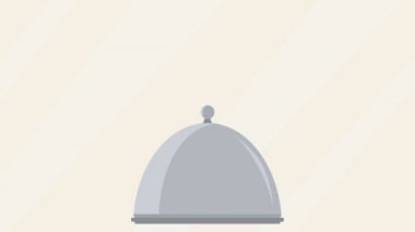 Restoran gıda plaka cloche