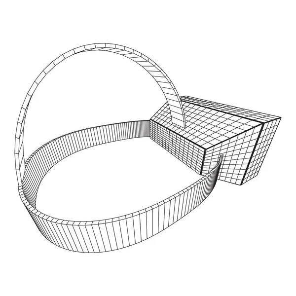 Vr メガネ ベクトル — ストックベクタ