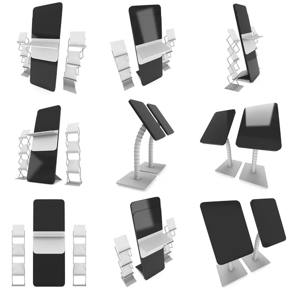 Fuar stand Lcd ekran stand. — Stok fotoğraf