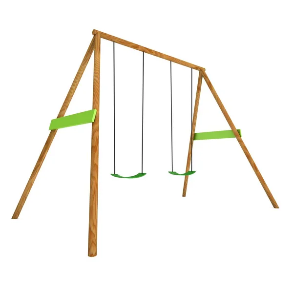 Kids swing modell 3d — Stockfoto