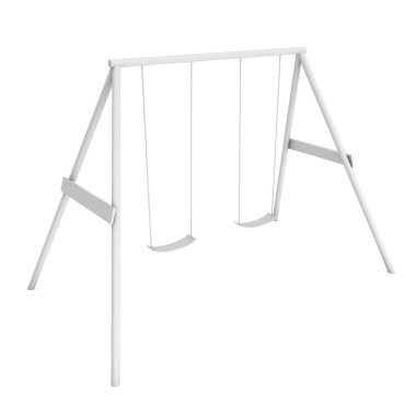 Çocuklar salıncak modeli 3d