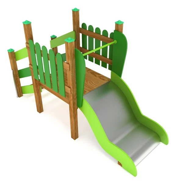 Parque infantil diapositiva 3d —  Fotos de Stock