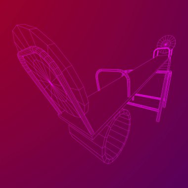 Bahçesi vektör salıncak.