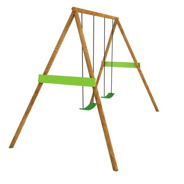 Kids swing modell 3d — Stockfoto