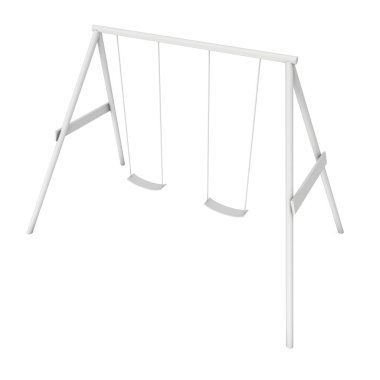 Çocuklar salıncak modeli 3d