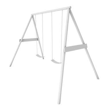 Çocuklar salıncak modeli 3d