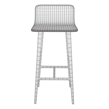 Bar tabure mobilya tel kafes