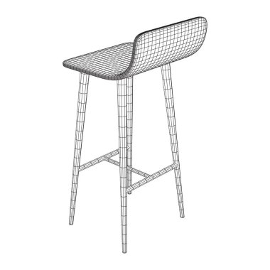 Bar tabure mobilya tel kafes