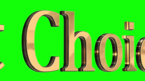 3d золотой текст буквы лучший выбор продажи
