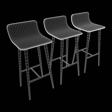 Bar tabure mobilya tel kafes