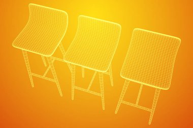 Bar tabure mobilya tel kafes