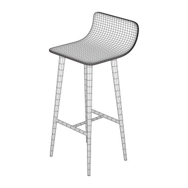 Bar tabure mobilya tel kafes