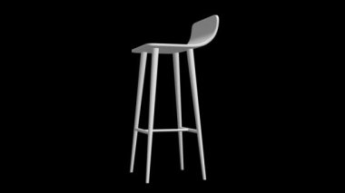 Bar tabure mobilya 3d