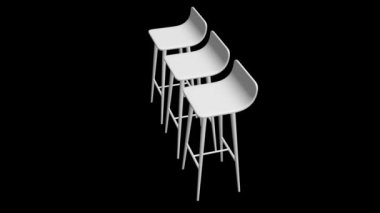 Bar tabure mobilya 3d
