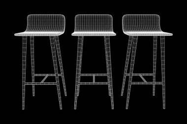 Bar tabure mobilya tel kafes