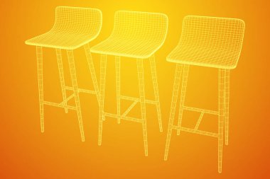 Bar tabure mobilya tel kafes