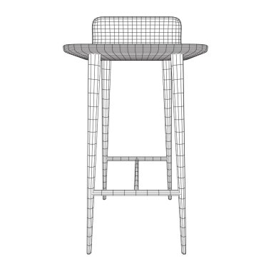 Bar tabure mobilya tel kafes