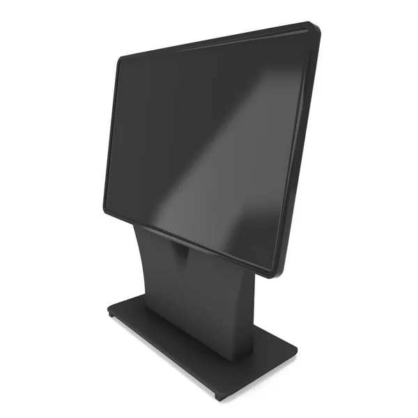 Trade show booth LCD screen stand. — Stock Photo, Image