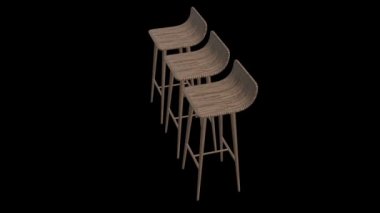 Bar tabure mobilya 3d