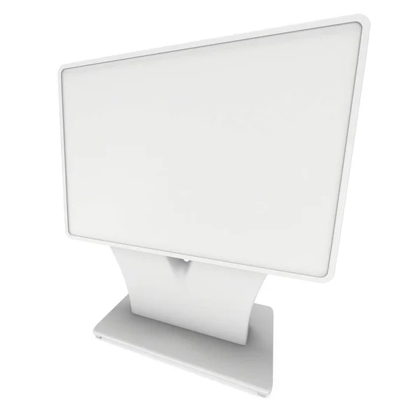 Trade show booth LCD screen stand. — Stock Photo, Image