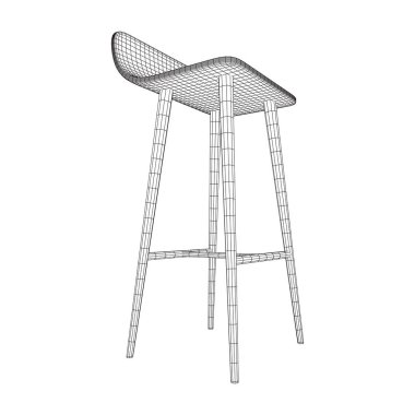 Bar tabure mobilya tel kafes